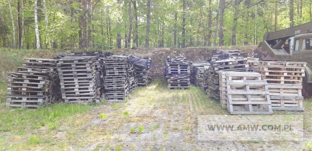 Odpadowe opakowania z drewna (zużyte palety) (kod odpadu 15 01 03) - pakiet o masie 10 940,00 kg 